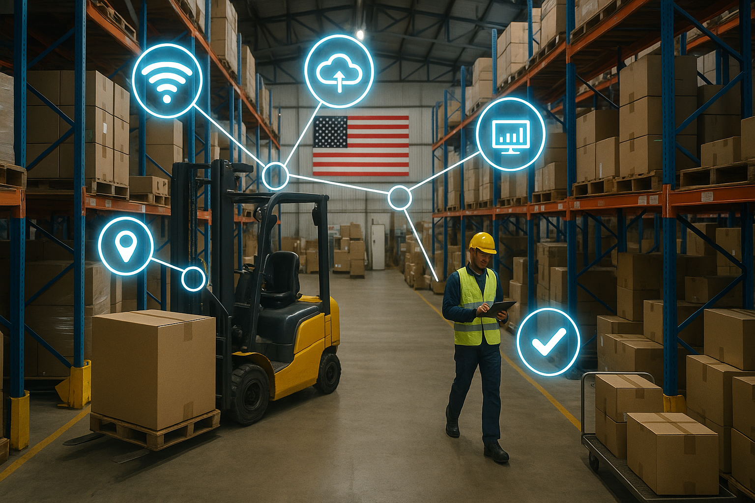 Warehouse Distribution Manufacturing IoT Plant Systems